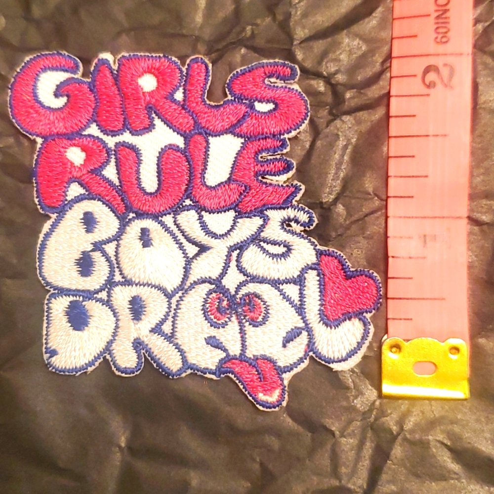 GIRLS RULE PATCH